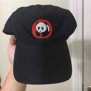 Black Panda Express Hat